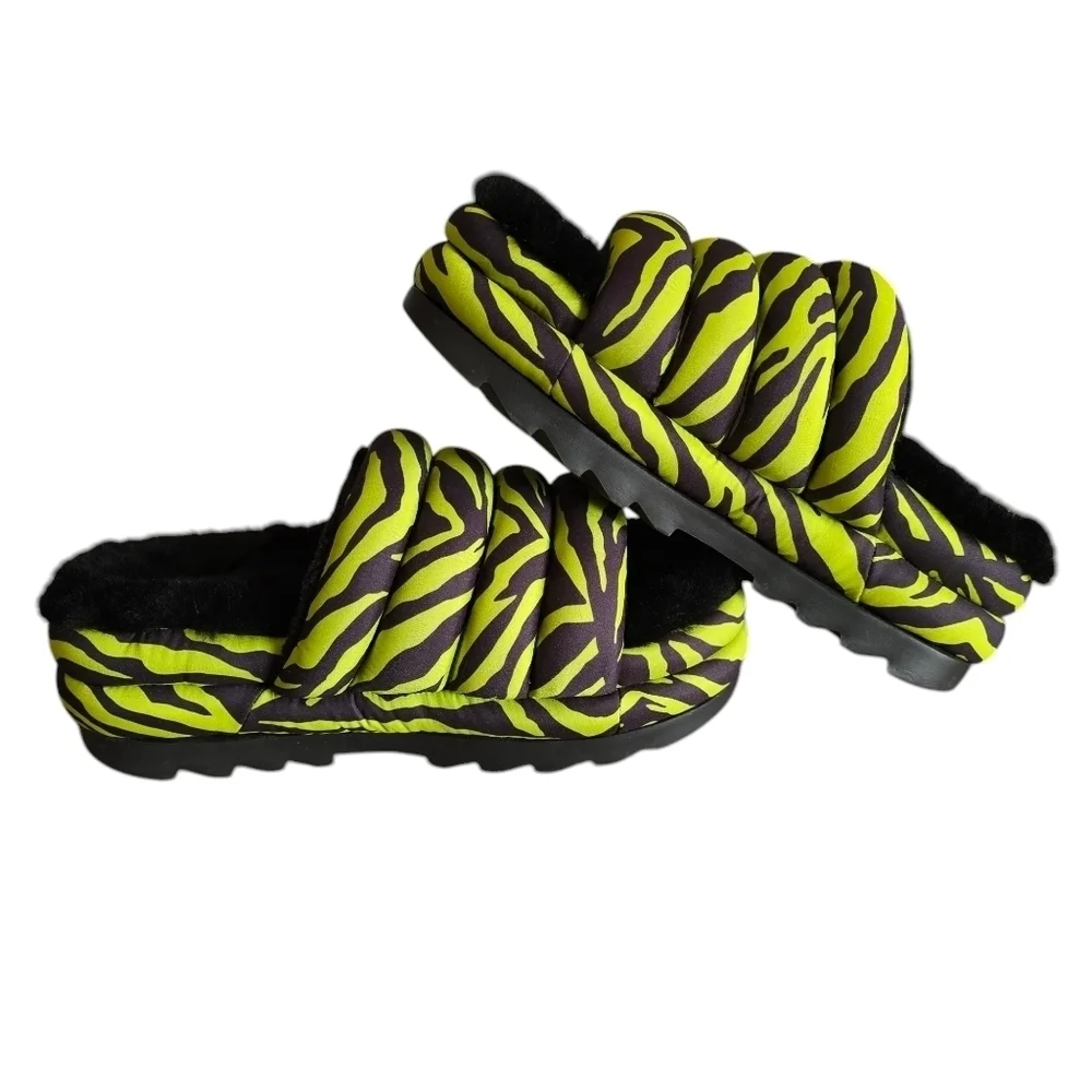 🔥NWOT | UGG Maxi Slide Tiger Print, Size 8